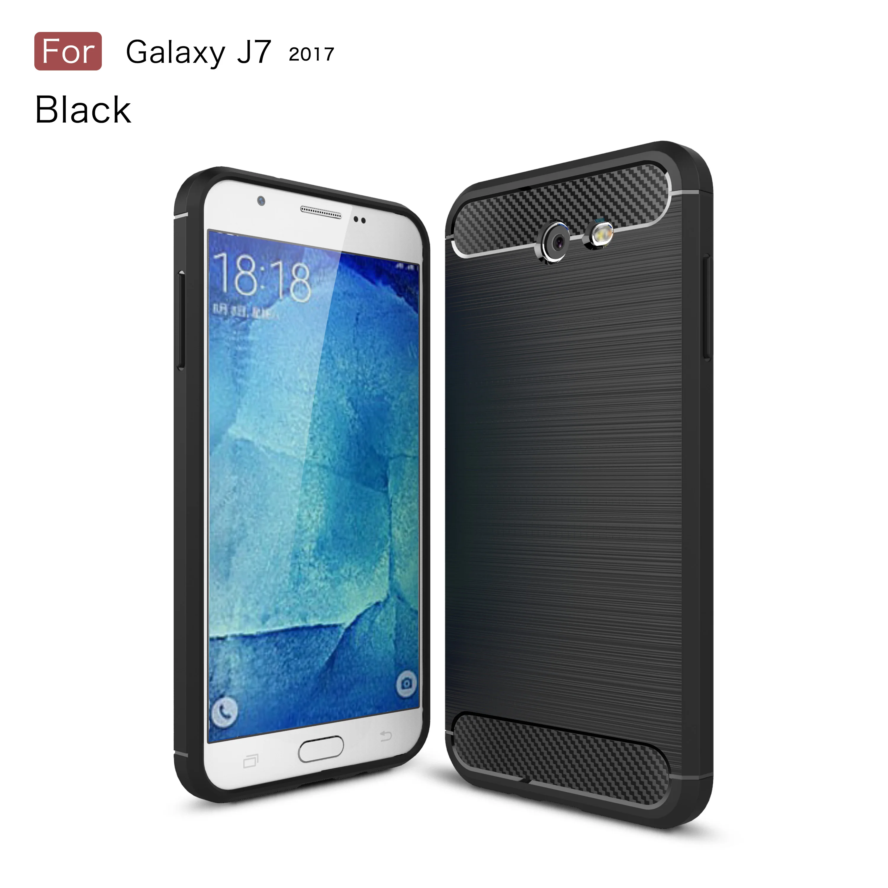 Fitted Case For Samsung Galaxy J7 V J 7 Verizon SM-J727 SM-J727V Bumper Phone Silicon TPU Cover J7Verizon SM J727 J727V |