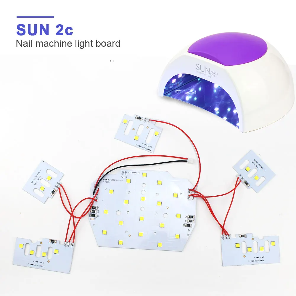 SUN2c 33 светодиодный светильник для ногтей сменный светодиодный s для лампы для ногтей УФ светодиодный 48 Вт Сушилка для ногтей для Sun2 гель лак лампа