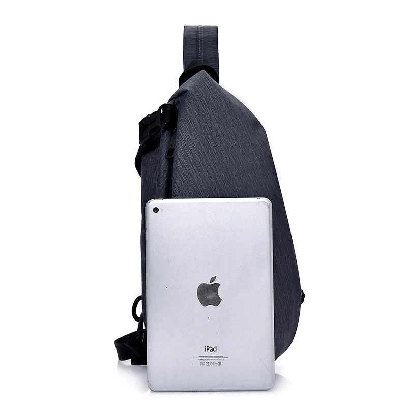 2018 New Men Chest Pack Sling Bag Men's Cross Body Shoulder Bags Nylon Cloth Male Messenger Style Fashion |