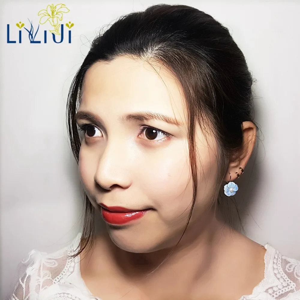 Lii Ji настоящие серьги шпинели из серебра с опалом и пресноводным