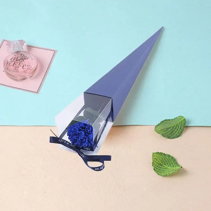 Мыло с гвоздикой 1 шт. искусственные цветочные лепестки Подарочная коробка