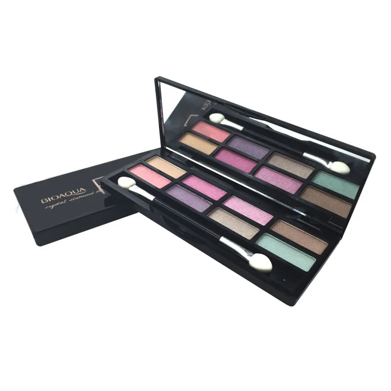 BIOAQUA Brand Eye shadow Makeup Shimmer Matte Fashion Eyeshadow Make up Palette Cosmetics Brush Nude Shadow |