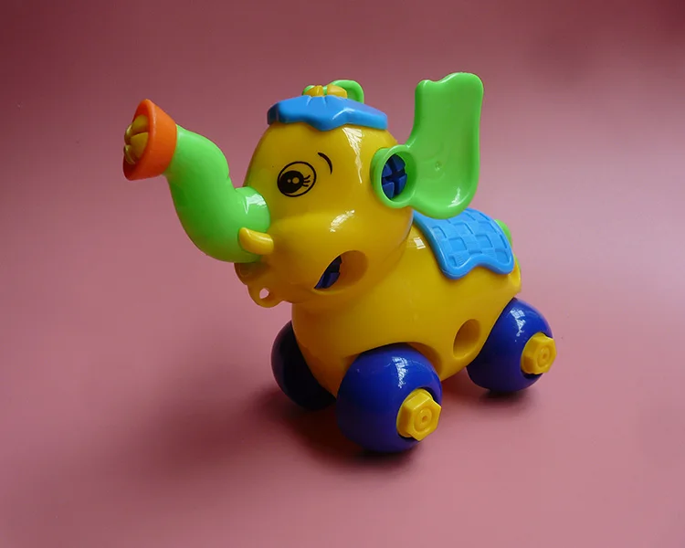 Разборка животных и строительные блоки для автомобилей собранная модель