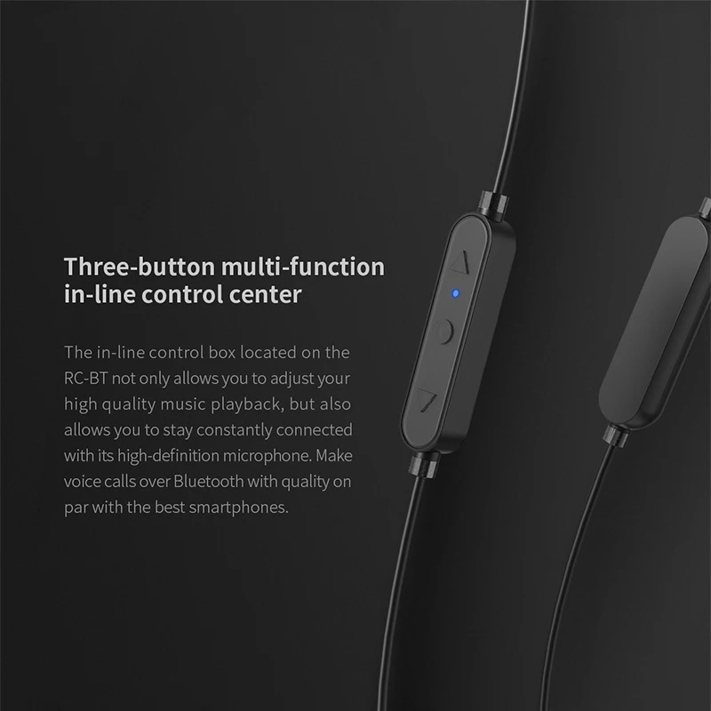 FIIO RC-BT Bluetooth 4 1 беспроводные наушники MMCX кабель поддерживает APTX AAC SBC CSR8645 10h Срок