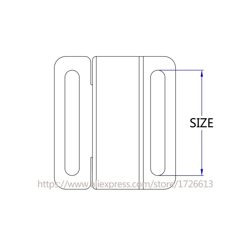 Оптовая продажа бюстгальтер различных размеров без никеля зажим для купальника