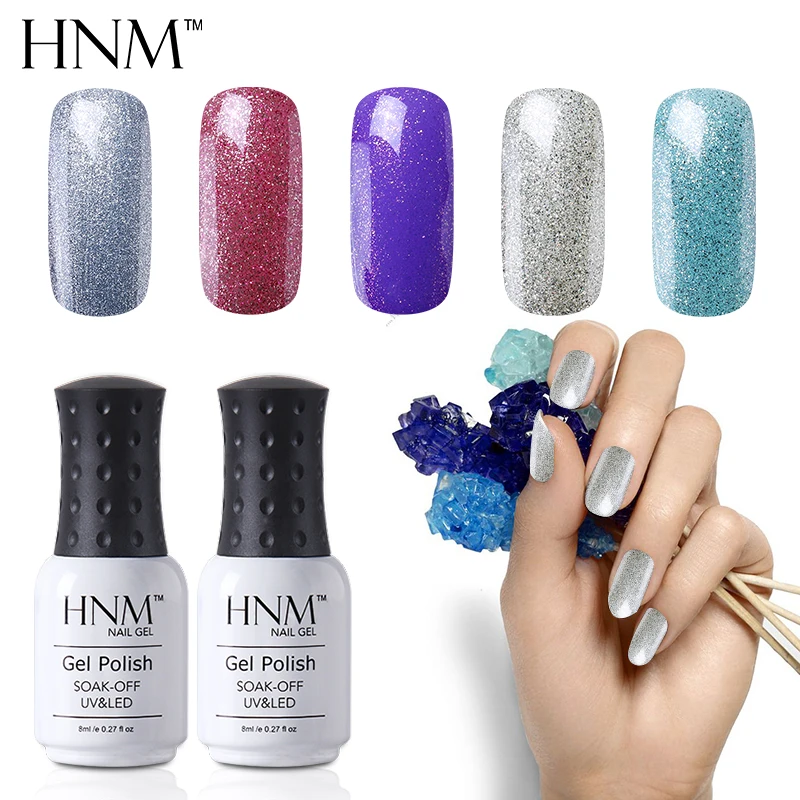 Лак для ногтей HNM 8 мл Классический лак Nagellak Lucky полуперманентный Гель 194 цвета
