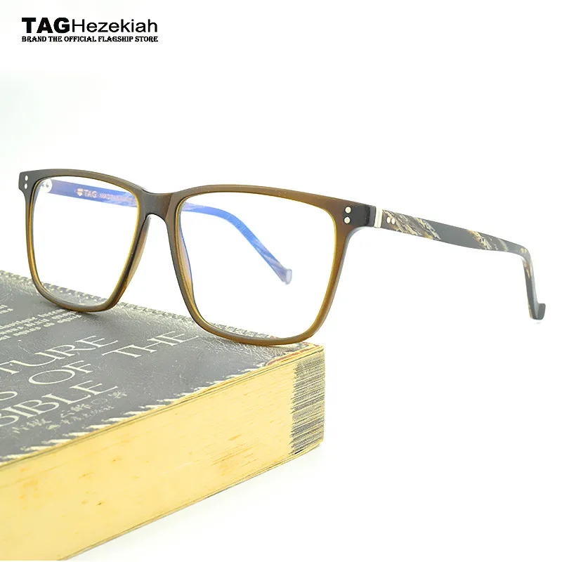 2019 оправа для очков в стиле ретро марка Hezekiah большая коробка очки компьютера от