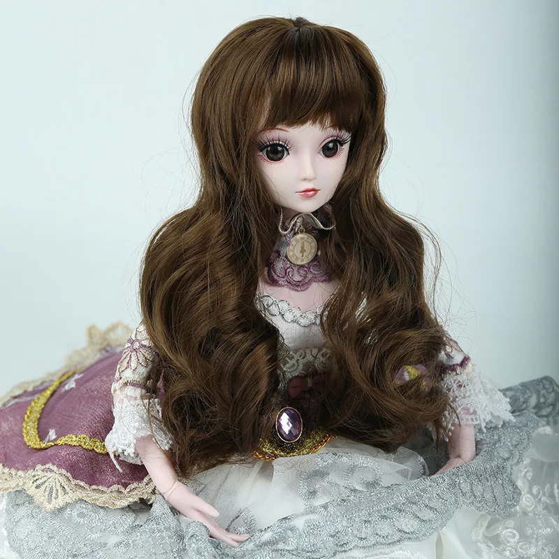 Аксессуары для кукол Cateleya BJD SD длинные волнистые волосы самостоятельного