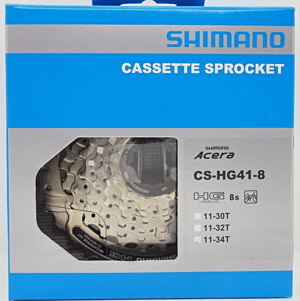 Оригинальный Shimano CS HG41 8 скоростной 10 30 T/10 32 34 T горный велосипед кассета Freewheel