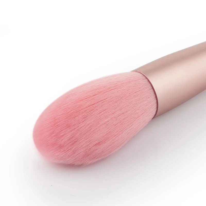 Профессиональный розовый коническая для лица основа пудра Контур Макияж Кисть