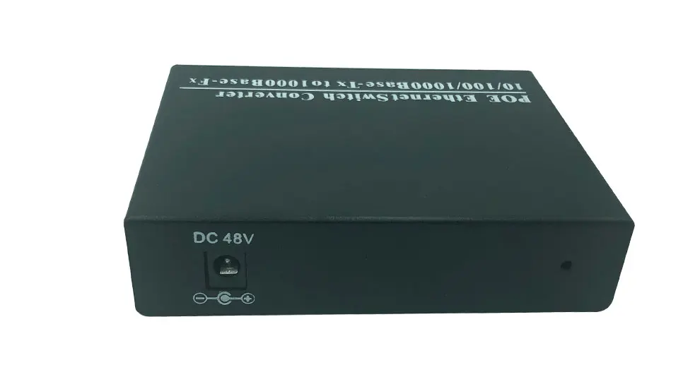Коммутатор poe 1 SC волоконный порт 4 RJ45 Gigabit ethernet 5 poe 10/100/1000 м медиаконвертер plug play fast ethernet коммутатор