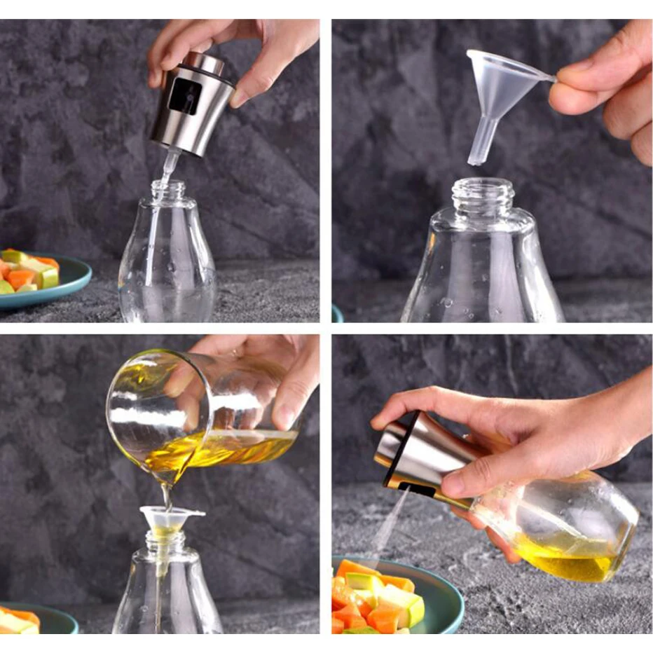 Basedidea дозатор уксуса из нержавеющей стали стеклянный распылитель для барбекю