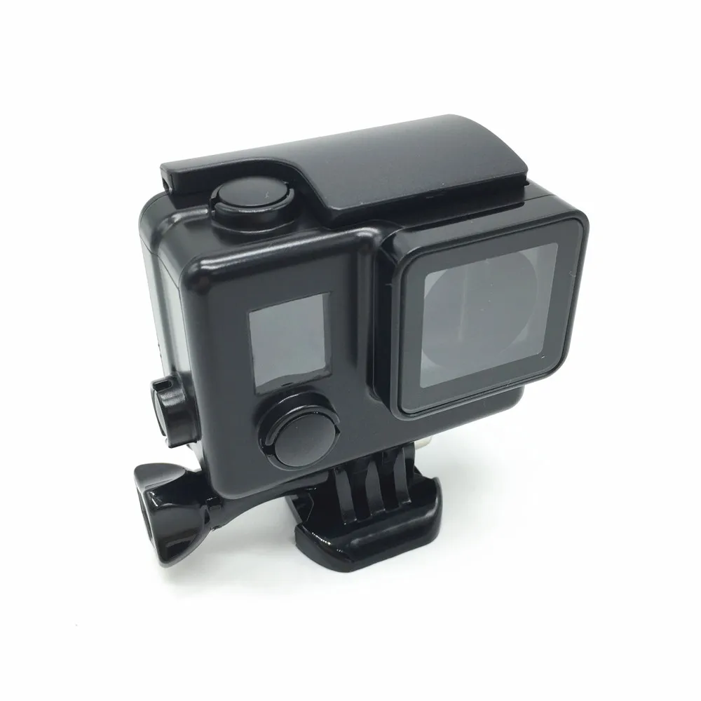 Черный водонепроницаемый защитный чехол Suptig для камеры Gopro Hero 3 + 4 Black Edition 30 м|for gopro