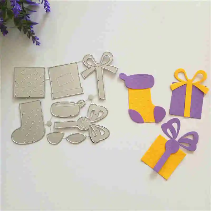 Merry christmas металлические режущие штампы Подарочная коробка форма новое горячее