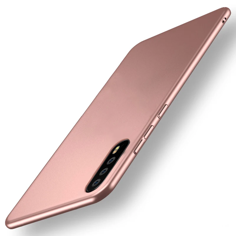 rose gold Для huawei P20 Pro Чехол P20 Plus задняя крышка Жесткий защитный роскошный мужской черный чехол coque MOFi для huawei P20 чехол - Цвет: rose gold