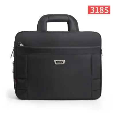 14 15 16 дюймов мужской портфель бизнес большой портфель s водонепроницаемый расширяемый бизнес сумка для компьютера мужские сумки для ноутбука - Цвет: black 14 inches
