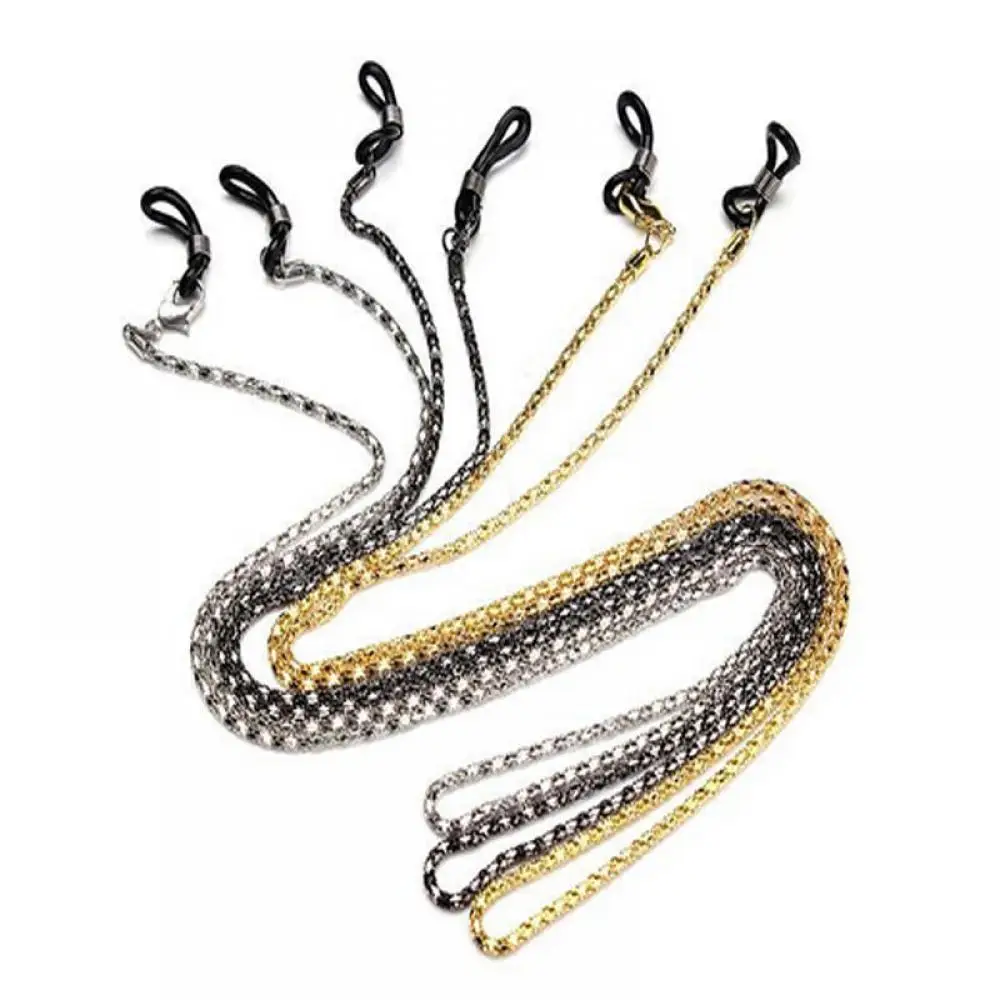 1 шт. металлическая цепочка для очков чтения|neck cord|cord metalsunglasses chain holder |