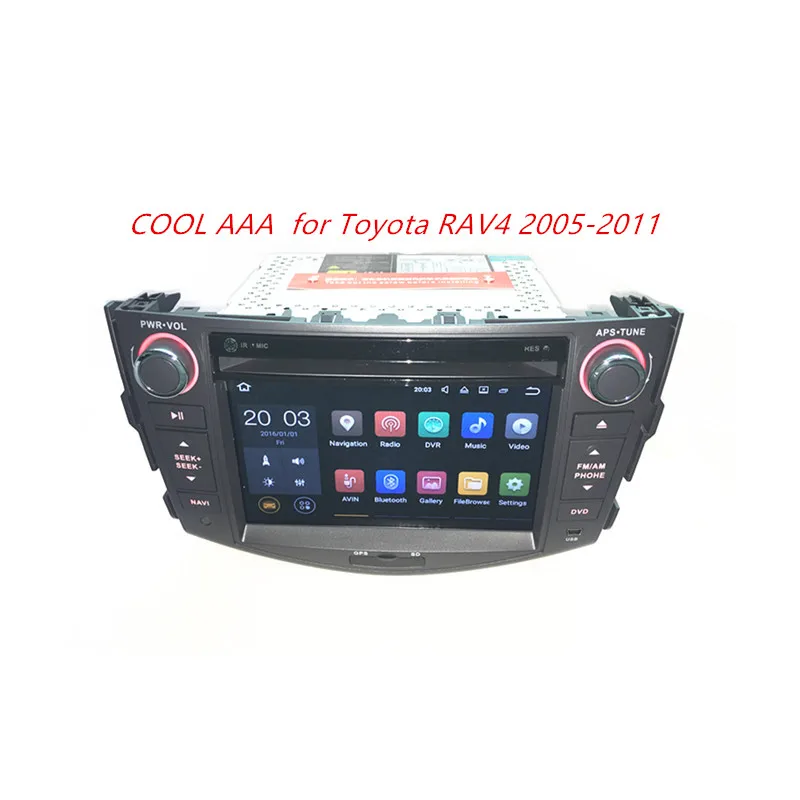 2 din Android автомобильное радио для yota RAV4 2005-2011 с поддержкой рулевого колеса функция