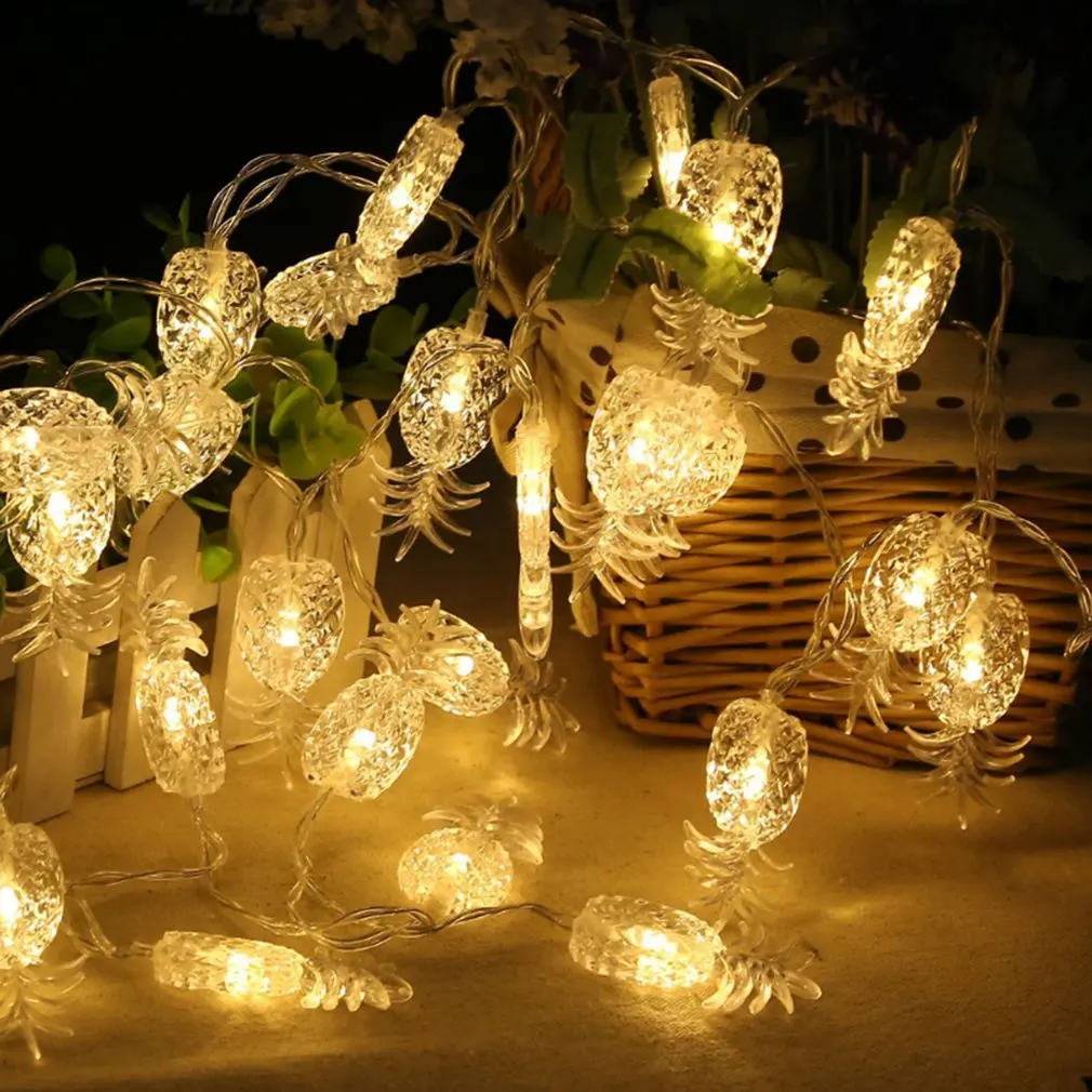 Fairy Lamp 20 LED White Round Ball Lights String Battery Powered Home Festival Christmas Decoration indoor | Освещение