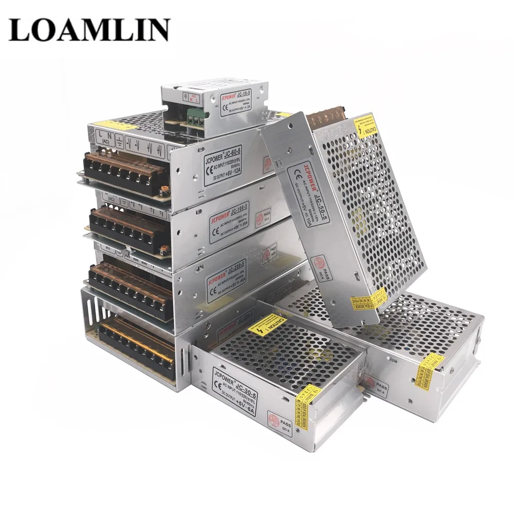 Источник питания для светодиодных лент трансформаторы WS2812B WS2801 SK6812 SK9822 APA102