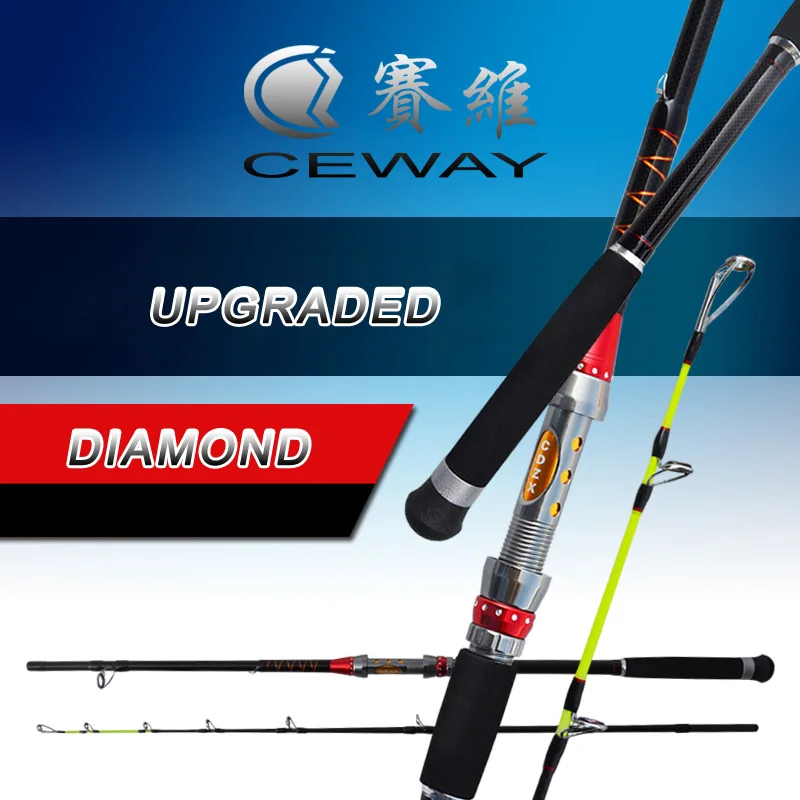 Углеродные Удочка K CLOTH Алмазное 2016 NEW ОТСАДОЧНАЯ Стержни Jig Поляки Hard Boat полюс