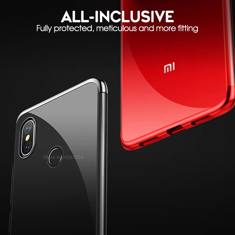 Чехол из ТПУ с блестящим покрытием для Xaiomi Redmi 6 Pro 6A S2 4X 4A 5A 5 Plus Note5 чехол Xiaomi Po F1 Mi8