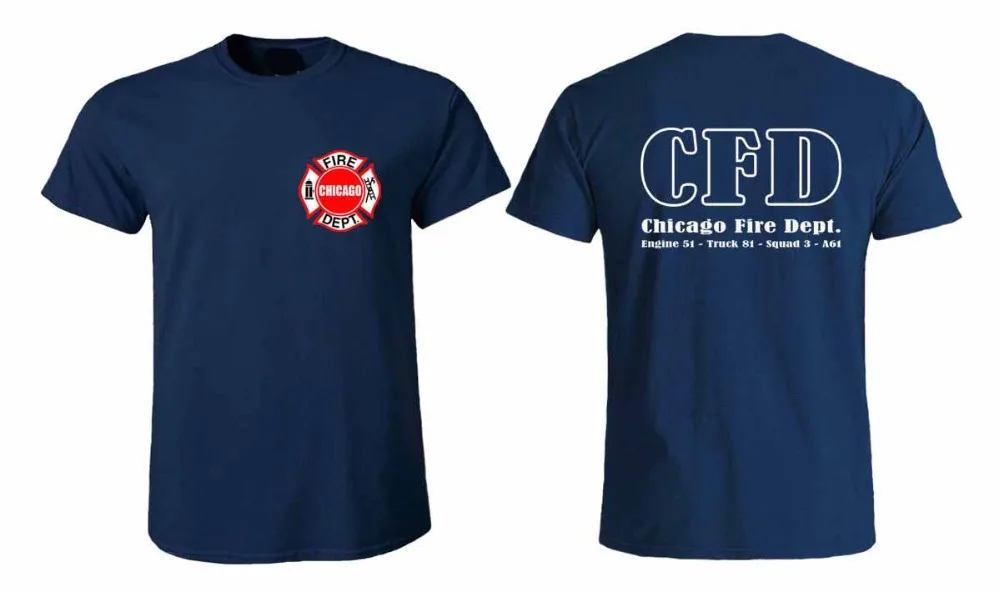 Новинка 2019 лидер продаж креативная новинка Летний стиль 100% хлопок логотип Chicago Fire