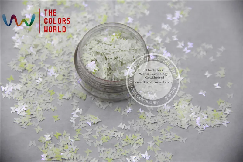 TCI14 перламутровые радужные белые цвета бабочка формирователь мм размер блеск для