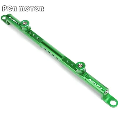 Армейский зеленый Для мотоцикла kawasaki J300 CNC алюминиевый демпфер рулевого управления балансировочный рычаг(держатель мобильного телефона gps - Цвет: Армейский зеленый
