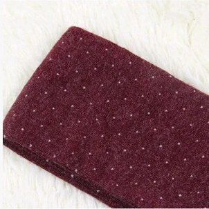 K055 Red wine VIIANLES леггинсы в горошек, женские теплые колготки, дизайнерские толстые мягкие хлопковые колготки, шерстяная ткань, гибкие женские плотные вязаные колготки - Цвет: K055 Red wine