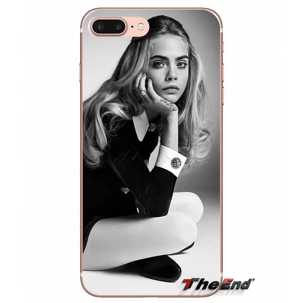 Чехол для Телефона iPhone X 4 4S 5 5S 5C SE 6 6S 7 8 Plus Samsung Galaxy J1 J3 J5 J7 A3 A5 2016 2017 Kendall Jenner Cara - Фото №1