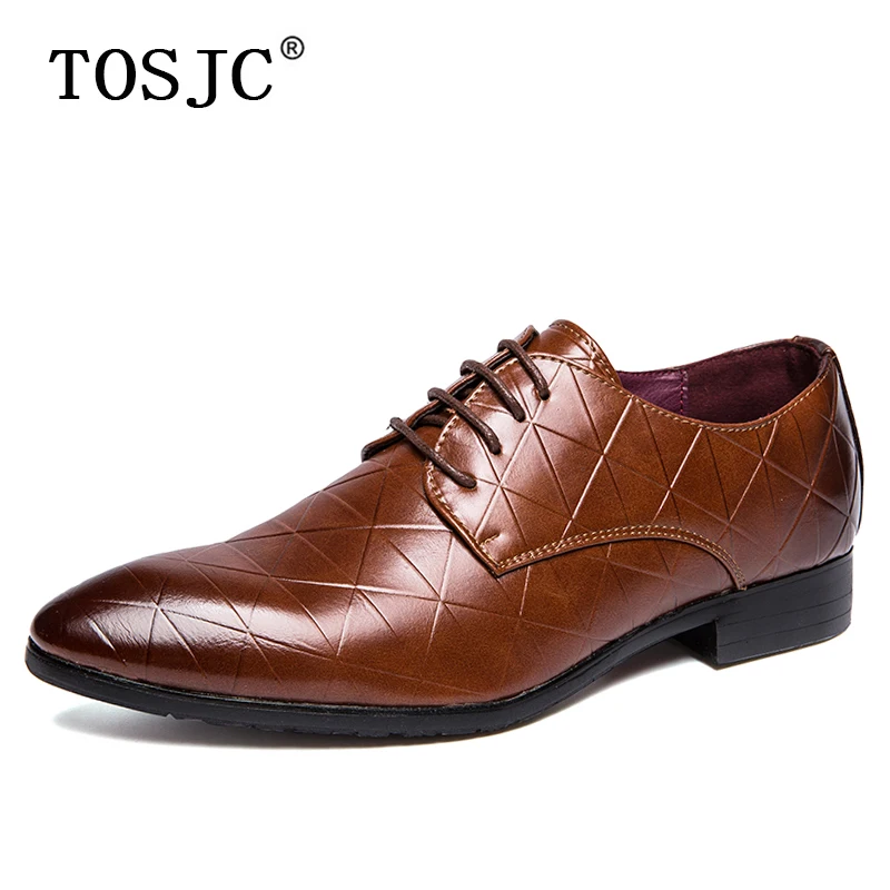 TOSJC/мужские строгие туфли в стиле ретро Мужские модельные на шнуровке британском