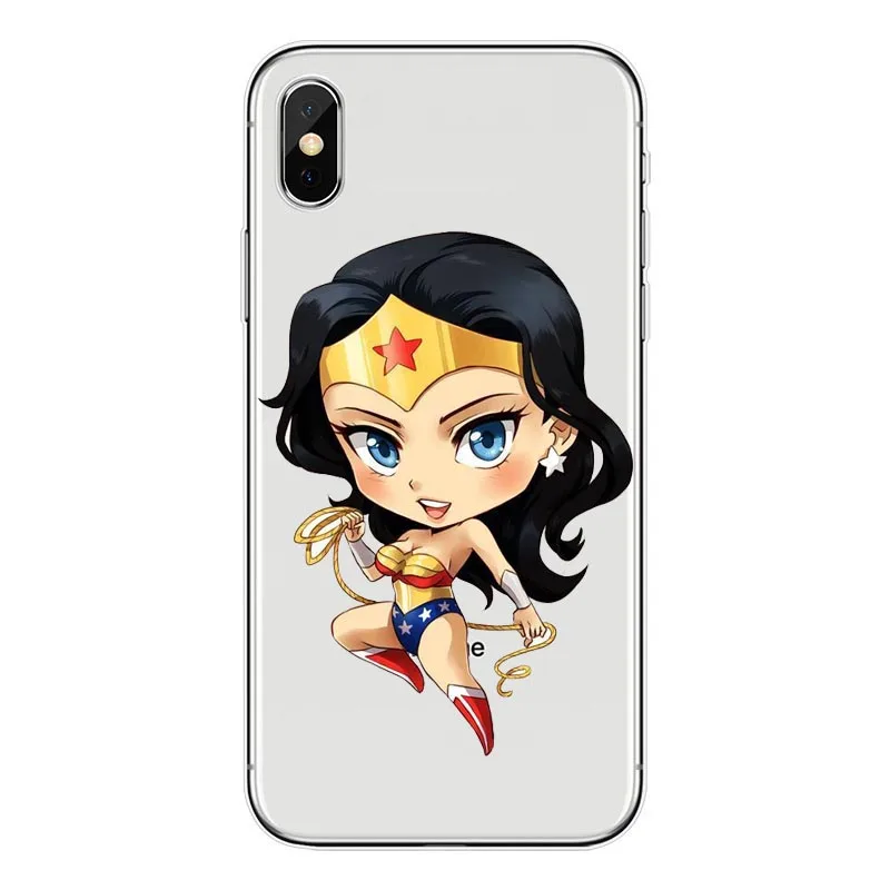 Милые чехлы с героями мультфильмов для Iphone 5S SE 6 6splus 7 8 Plus мягкий чехол из ТПУ супер