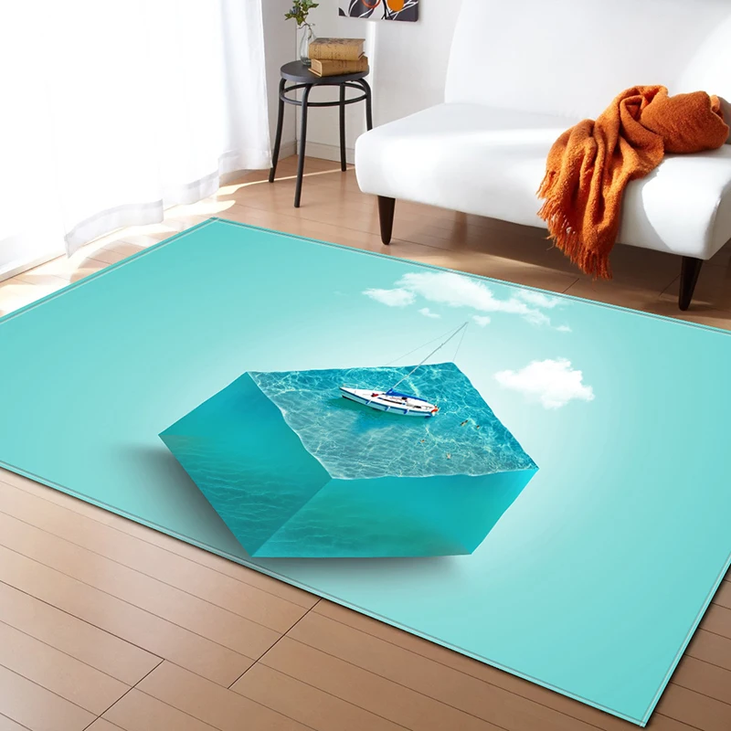 3D красочные мягкие ковры для гостиной спальни мягкий коврик домашний пол ковер