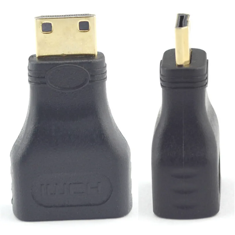200 шт. мини HDMI в HD Золотой удлинитель-адаптер с конвертером разъем для Vedio TV Xbox 360 HDTV