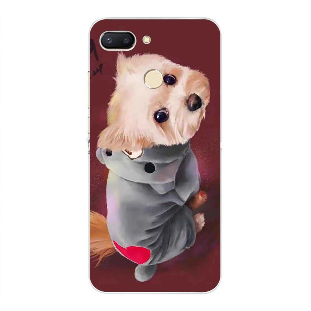 Чехол для Xiaomi Redmi 6 Мягкий силиконовый чехол TPU Funda задняя крышка Capa shell Coque Redmi6