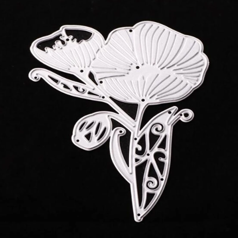 Металлические Вырубные штампы SCD139 для женских цветов тисненная папка шаблон