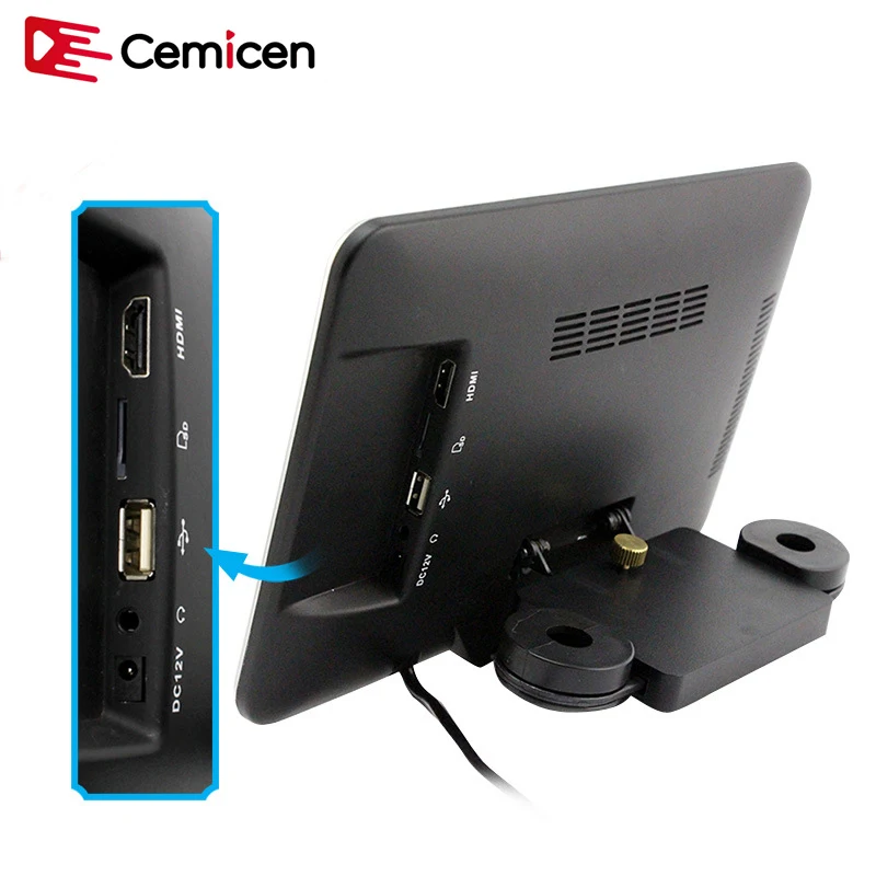 Монитор Cemicen на подголовник автомобиля 10 2 дюйма HD 1080P слот USB/SD/HDMI|video screen|headrest
