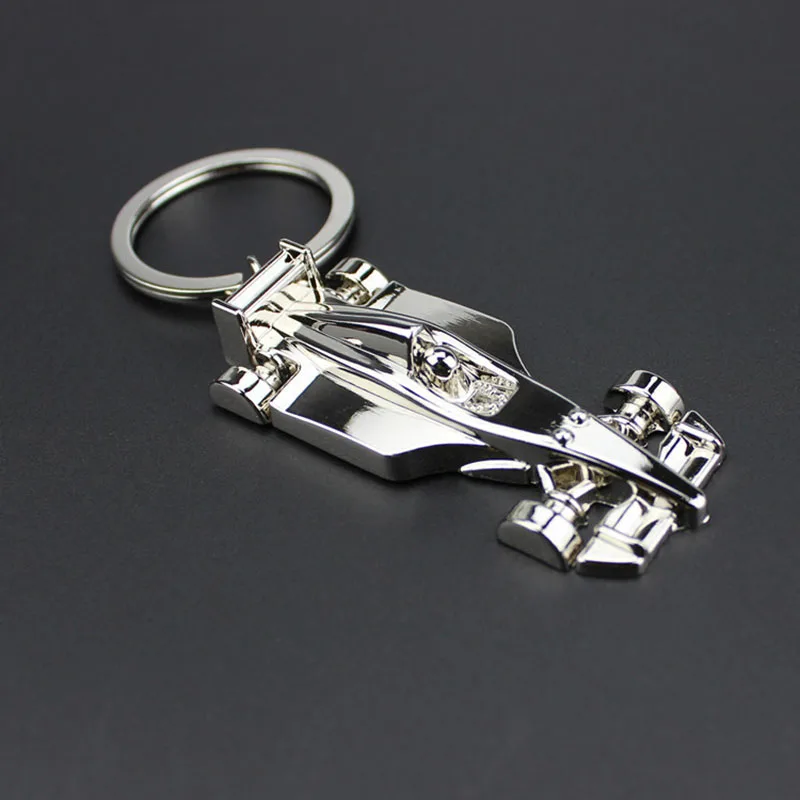 Mini F1 racing personality creative Metal Keychain Hanging Pendant Men Gift Keyring Bag Key Chains Holder Rings D1035 | Украшения и