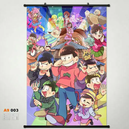 Аниме постер Osomatsu san настенная прокрутка печатная картина домашний декор