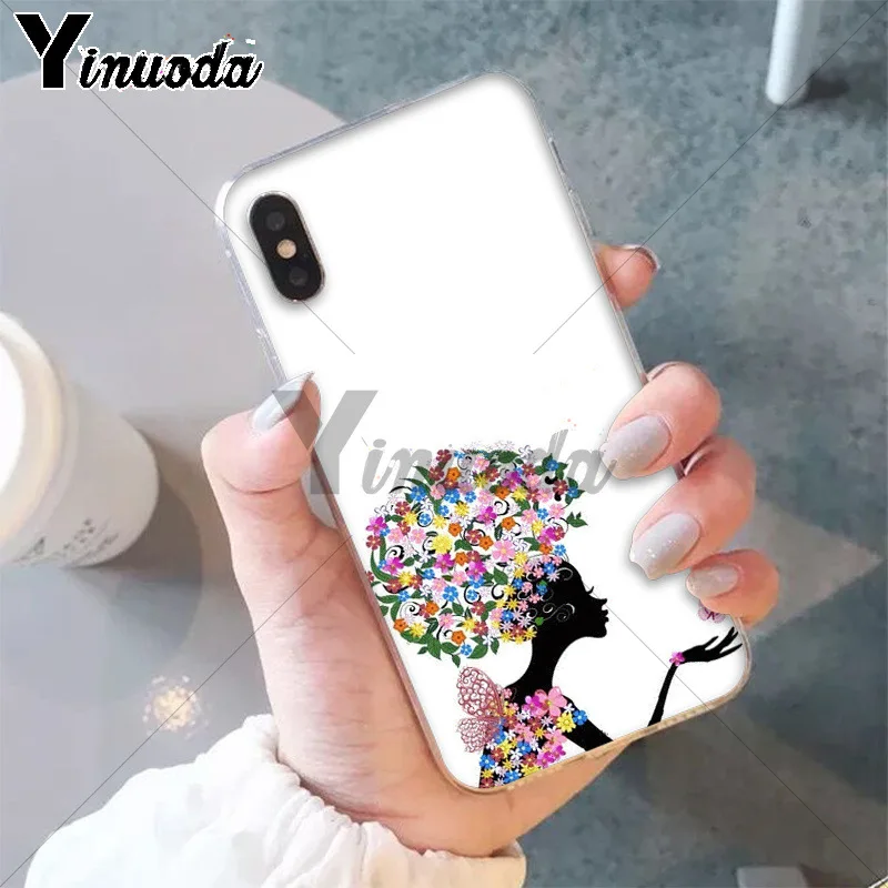 11pro MAX бабочка танцующая девушка эффект мягкий ТПУ чехол для телефона Apple iPhone 8 7 6 6S