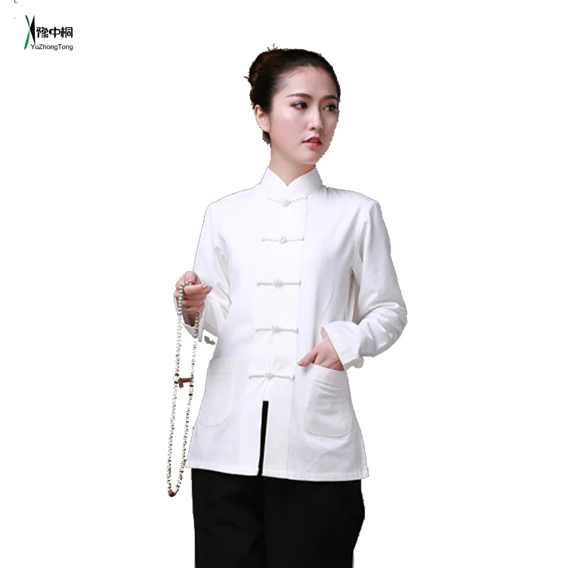 Куртка с длинным рукавом из 100% хлопка традиционная китайская одежда костюм Тан