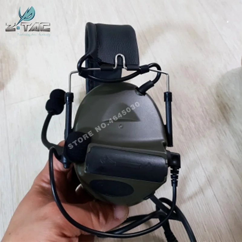 Тактическая гарнитура для страйкбола авиационная Comtac II наушники с