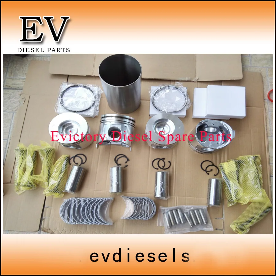 EV 4D106 S4D106 4TNE106 4TNE106T поршневой вкладыш поршневых колец полный комплект прокладок подшипник клапан для KOMATSU Экскаваторы-погрузчики