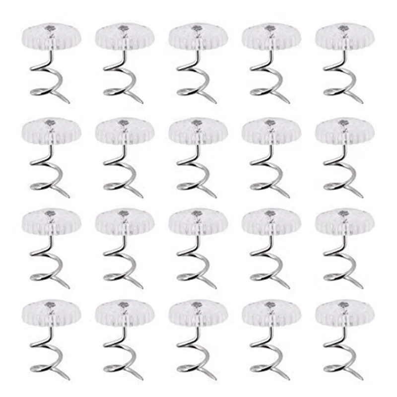 30/50/100 шт. твист шпильки обивка умницы держит Bedskirts диван хедлайнера ремонт свободные драпировки шпильки пуш-ап наволочки