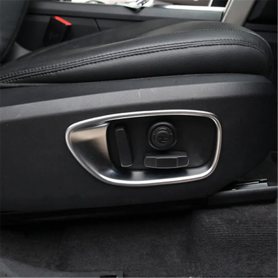 YAQUICKA Car Interior Seat Adjust Button Switch Bezel Decor Frame Trim Sticker Sequins For Land Rover Discovery Sport 2015-16 | Автомобили