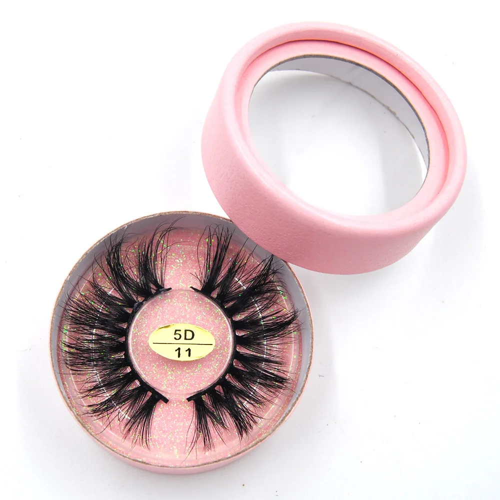 

5D 25mm mink false eyelashes 3styles package to choose 100% hand made real mink soft Luxury drama Wholesale eye makeup 5D11