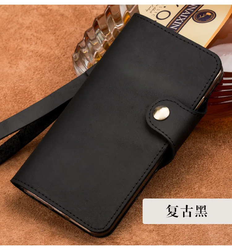 Flip Case For Xiaomi Mi 8 9 se 9T A1 A2 A3 lite Max 3 Mix 2s 3 Poco F1 Crazy horse skin Cover For Redmi Note 4X 5 6A 7 7A 8 Pro