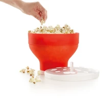 microwaveable popcorn maker pop corn bowl with lid microwave safe new kitchen bakingwares diy popcorn bucket