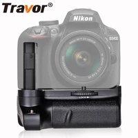 travor bg 2v battery grip holder for nikon d3400 dslr camera work with one or two en el14 battery